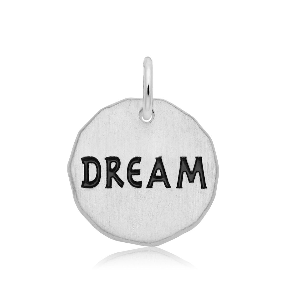 Dream Tag Charm in Sterling Silver