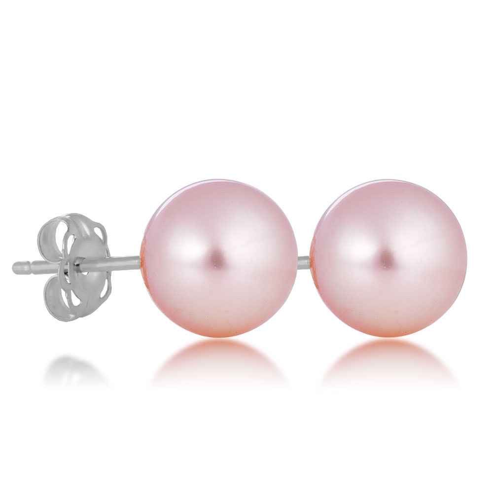 Dyed Freshwater Pearl Earrings