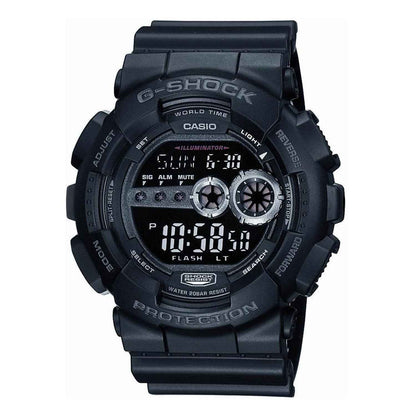Casio G-Shock All-Digital Men's Black Watch with Black Resin Band