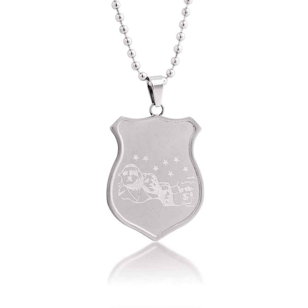 Stainless Steel Mt. Rushmore Pendant