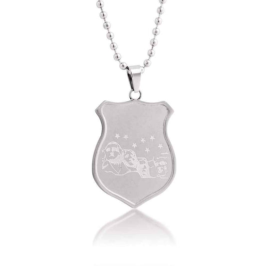 Stainless Steel Mt. Rushmore Pendant