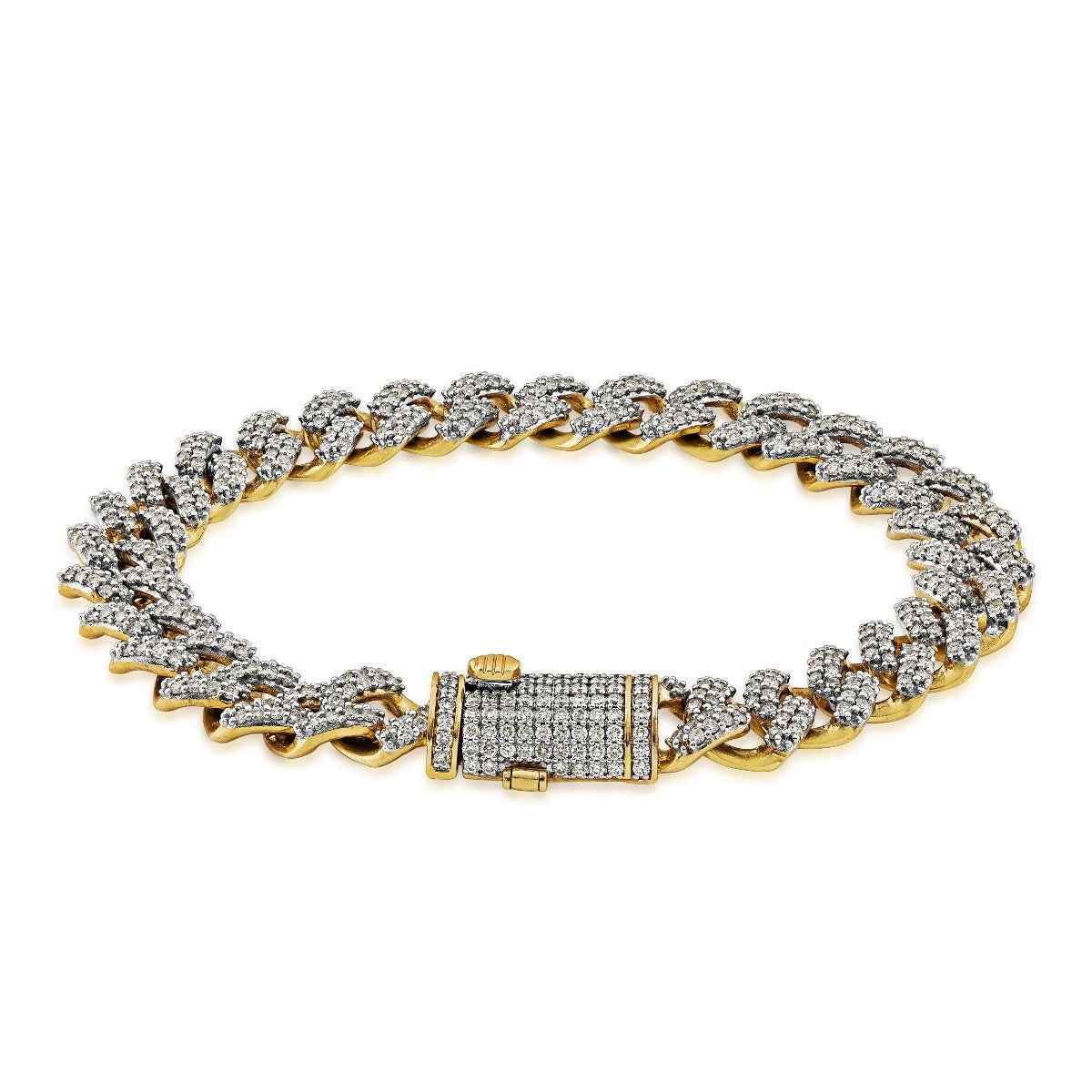 6-3/8ct. tw. 9-inch Diamond Bracelet in 10K Yellow Gold