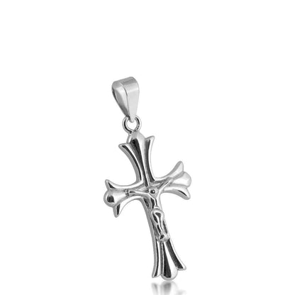 Sterling Silver Crucifix Pendant Charm (2)