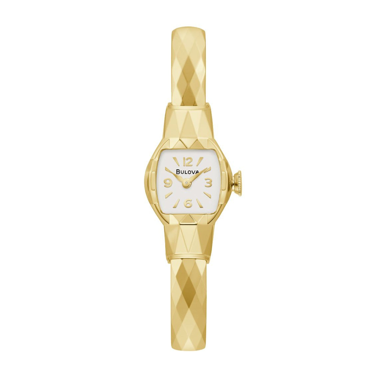 Bulova Ladies' American Girl Archive Series Gold-Tone Stainless Steel Watch with White Dial