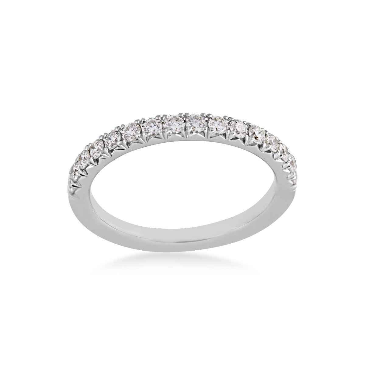 Brilliantly Yours 3/8 ct. tw. Round Diamond Wedding Band in 14K White Gold (2)