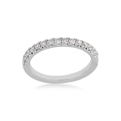 Brilliantly Yours 3/8 ct. tw. Round Diamond Wedding Band in 14K White Gold (2)