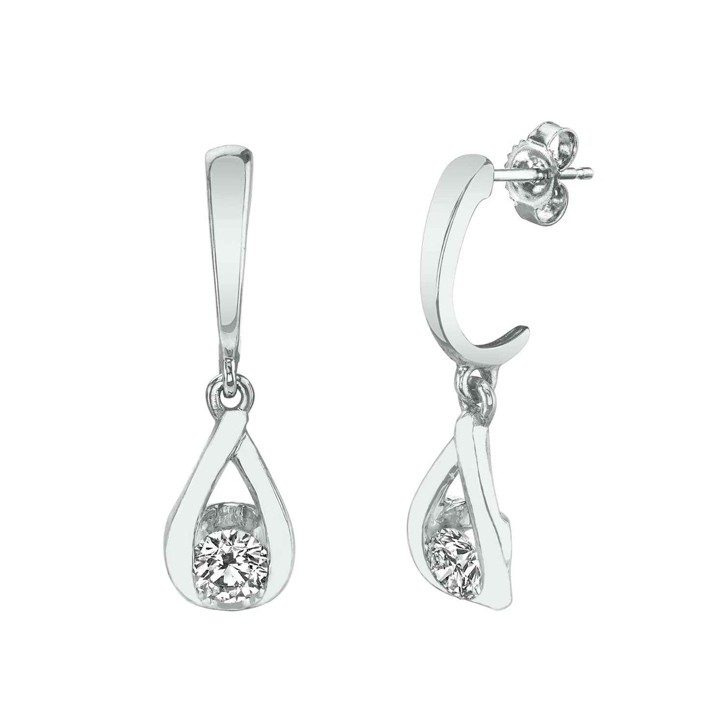 1/5 ct. tw. SI2-I1/JKL 10W Dangle Er
