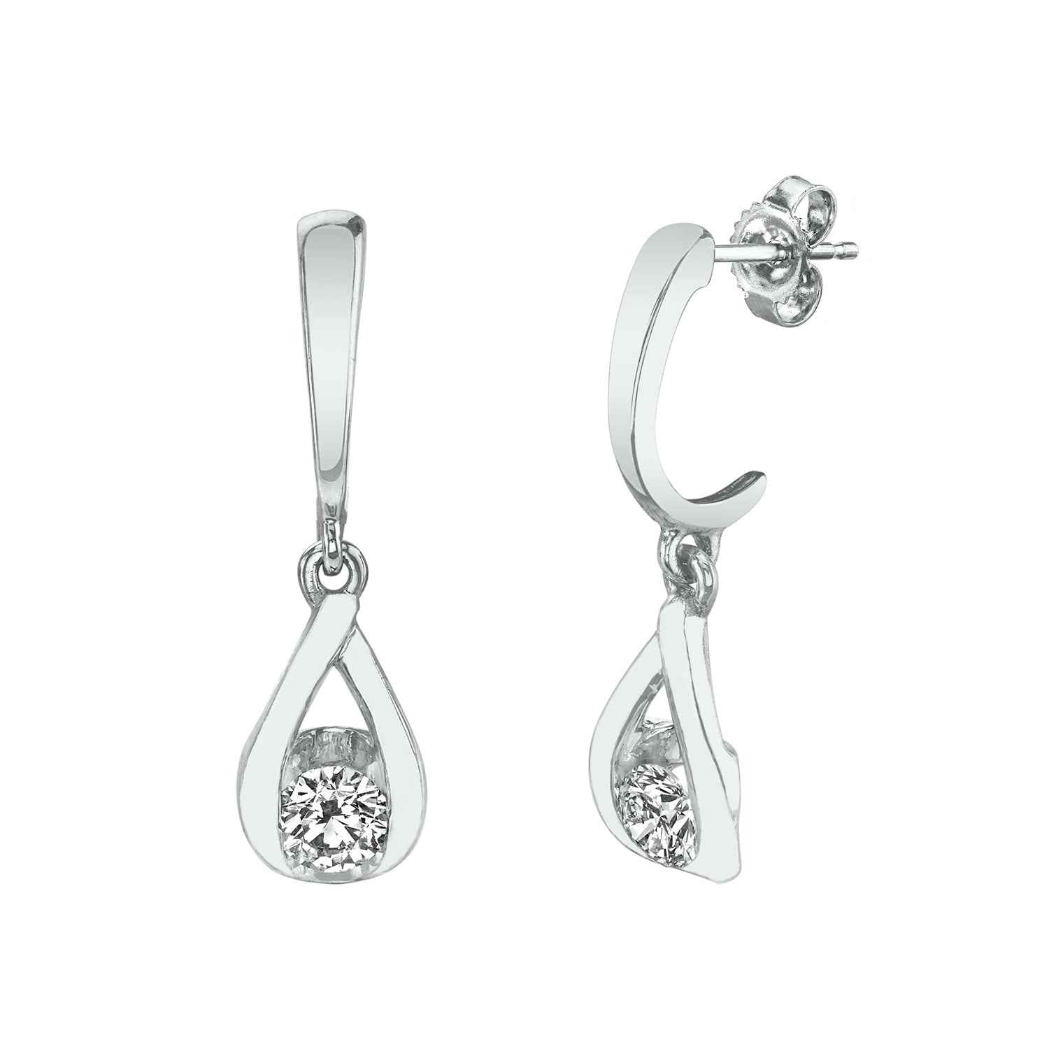 1/5 ct. tw. SI2-I1/JKL 10W Dangle Er