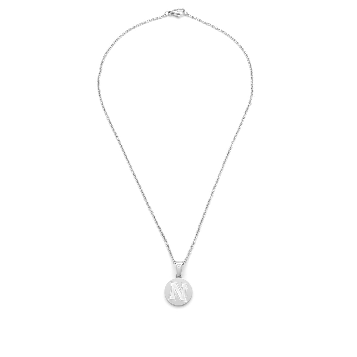Nebraska diamond accent disc pendant alt