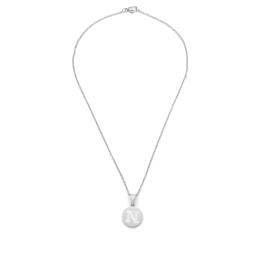 Nebraska diamond accent disc pendant alt