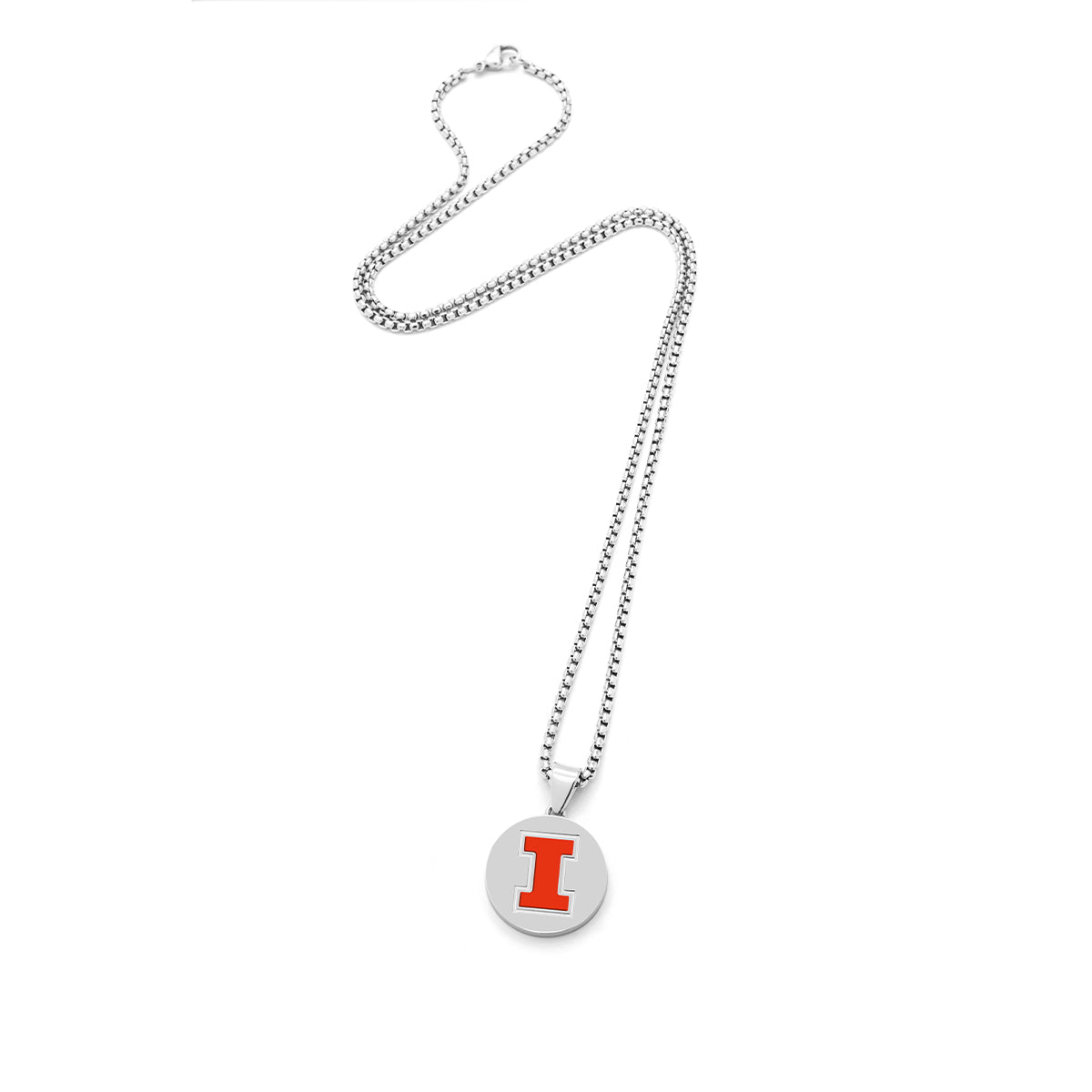red I men's disc pendant alt