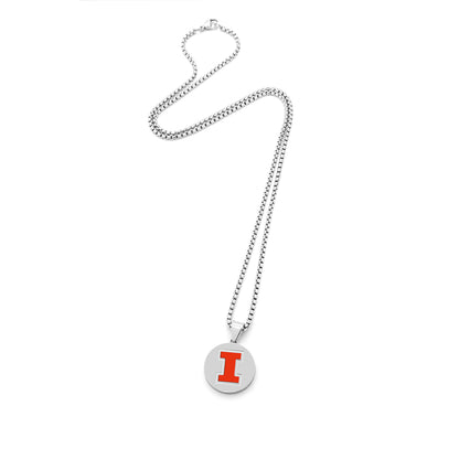 red I men's disc pendant alt