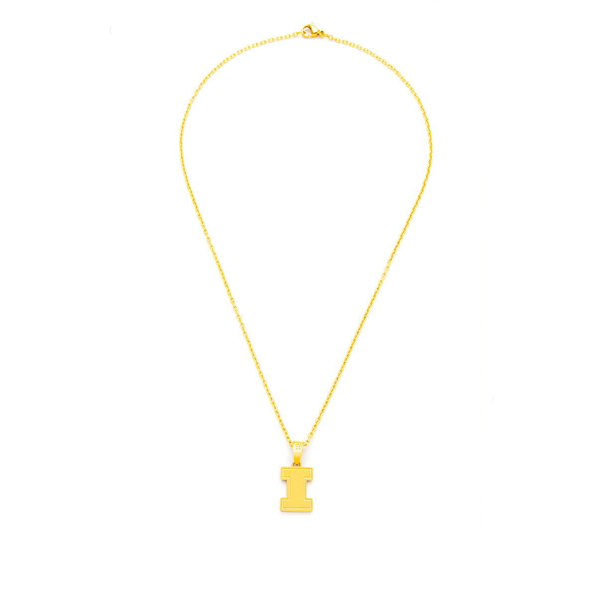 Illinois gold I pendant alt