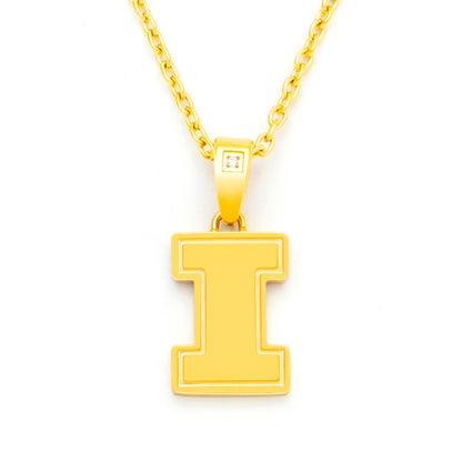 Illinois gold I pendant