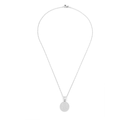 Illinois I disc diamond accent pendant alt