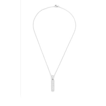 Illinois vertical bar diamond accent pendant alt