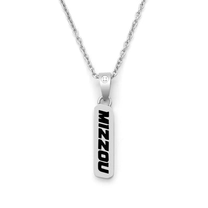 diamond accent mizzou pendant