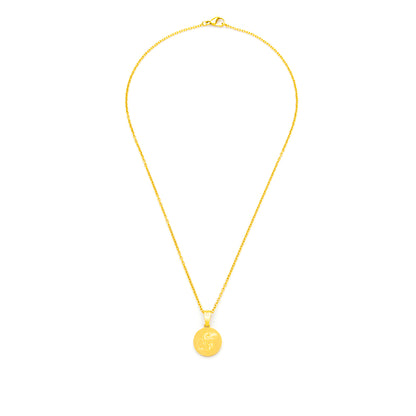gold Kansas mascot diamond accent pendant alt