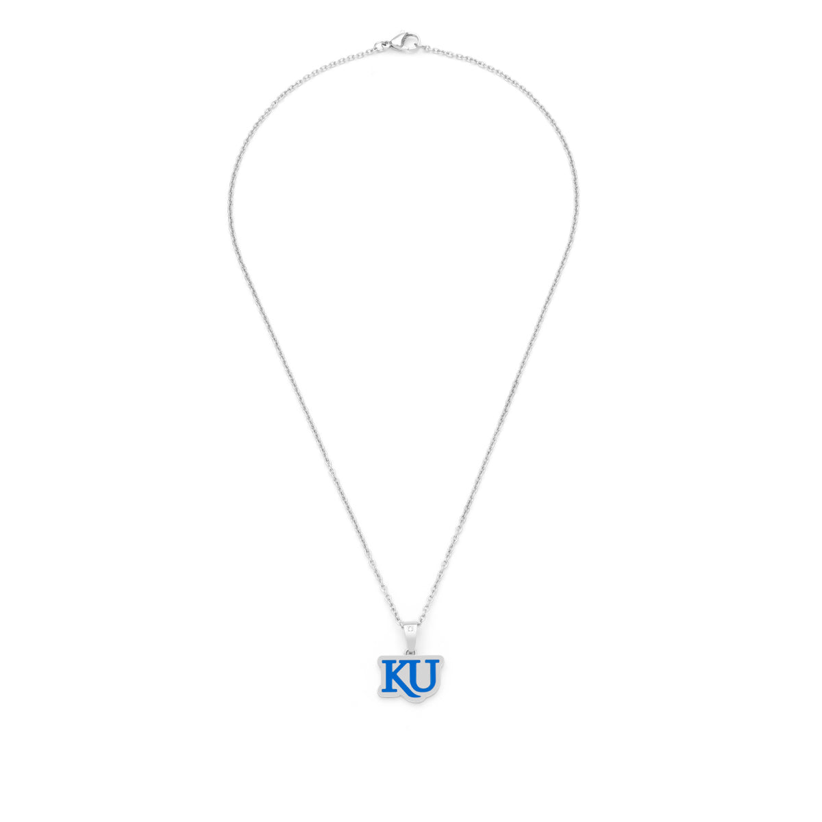 blue KU diamond accent pendant alt