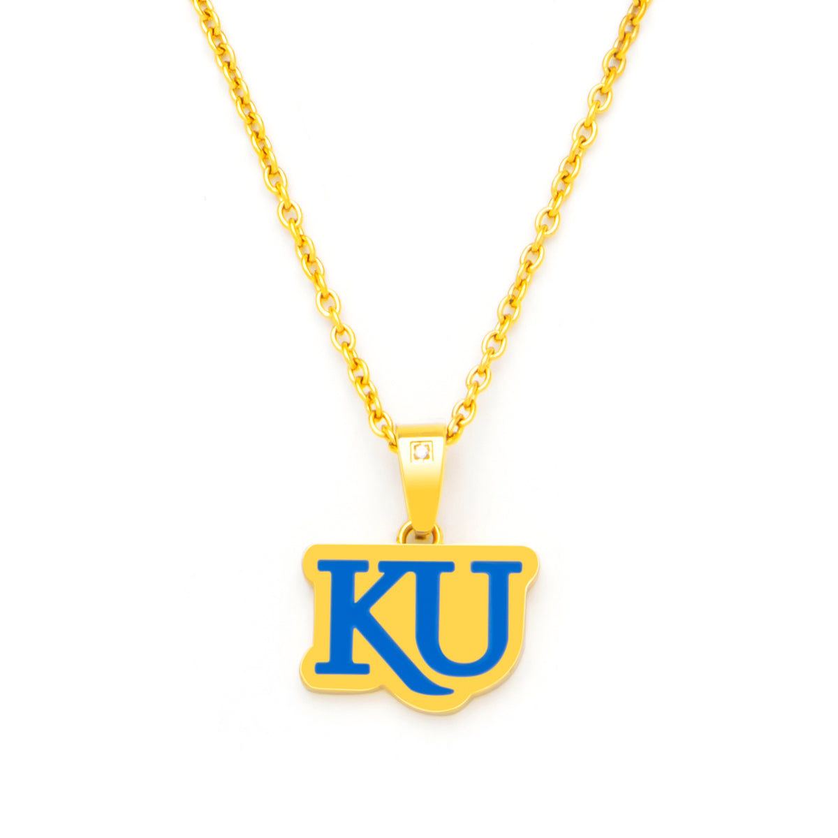 Blue KU pendant