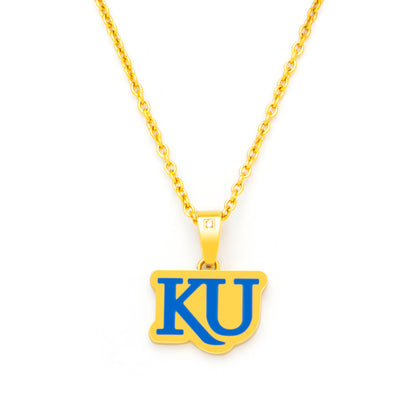Blue KU pendant