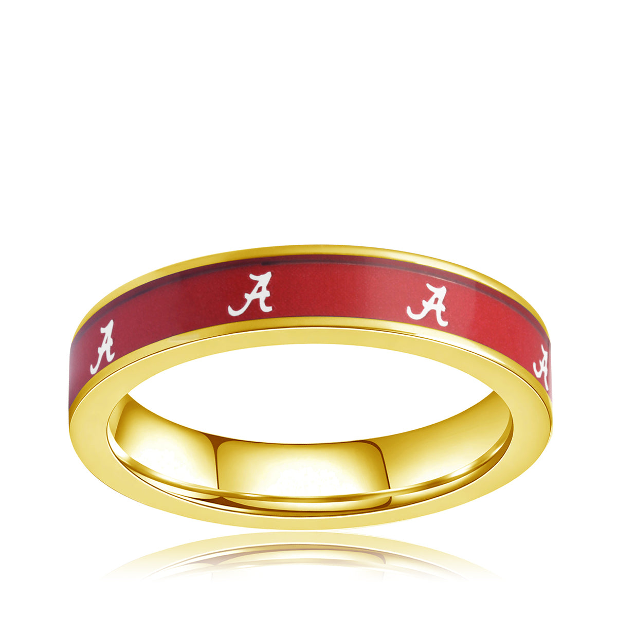 Alabama crimson tide gold ring