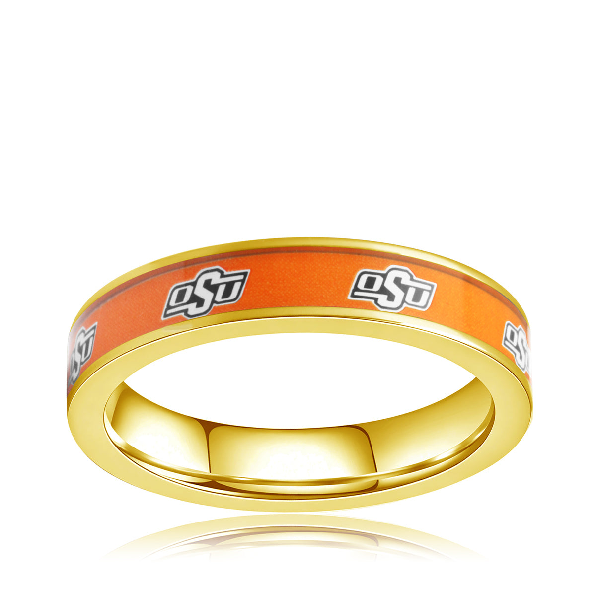Oklahoma state gold ring