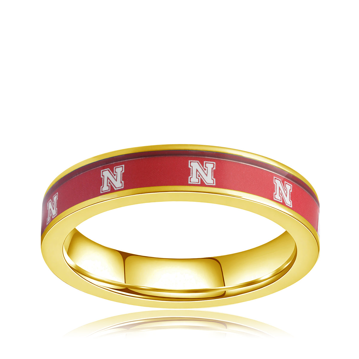 Nebraska huskers gold ring