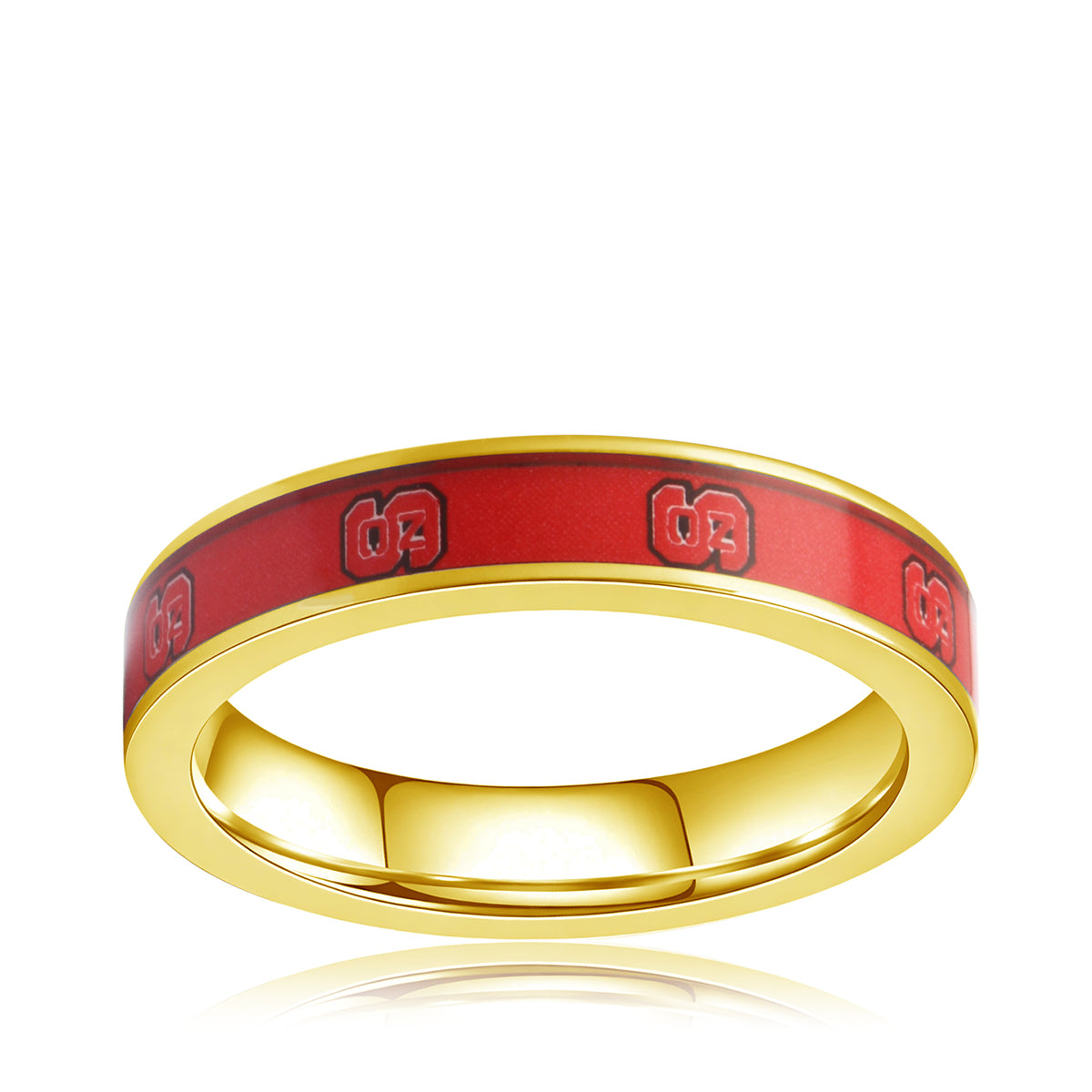 Carolina state wolfpack gold ring