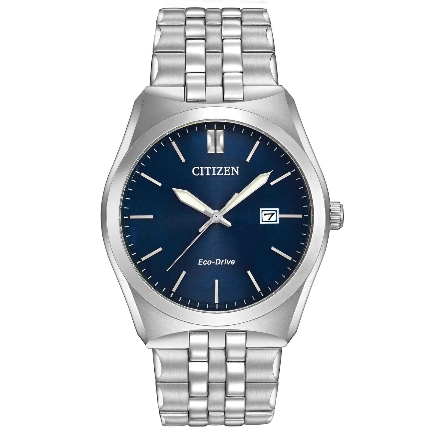 Citizen Corso Men's Deep Blue Chronograph Watch in Stainless Steel