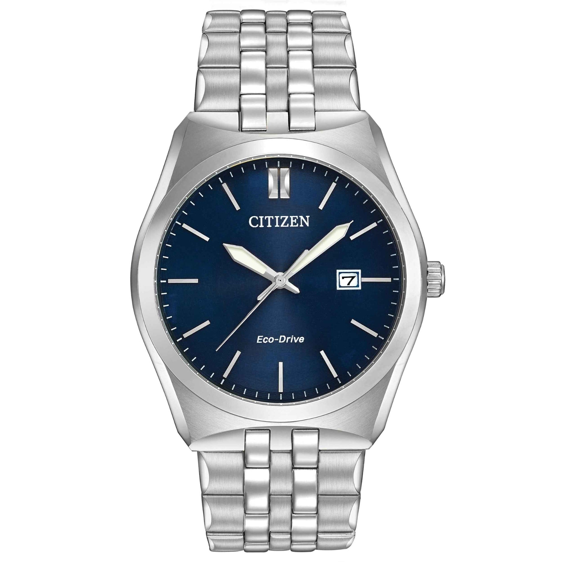 Citizen Corso Men's Deep Blue Chronograph Watch in Stainless Steel