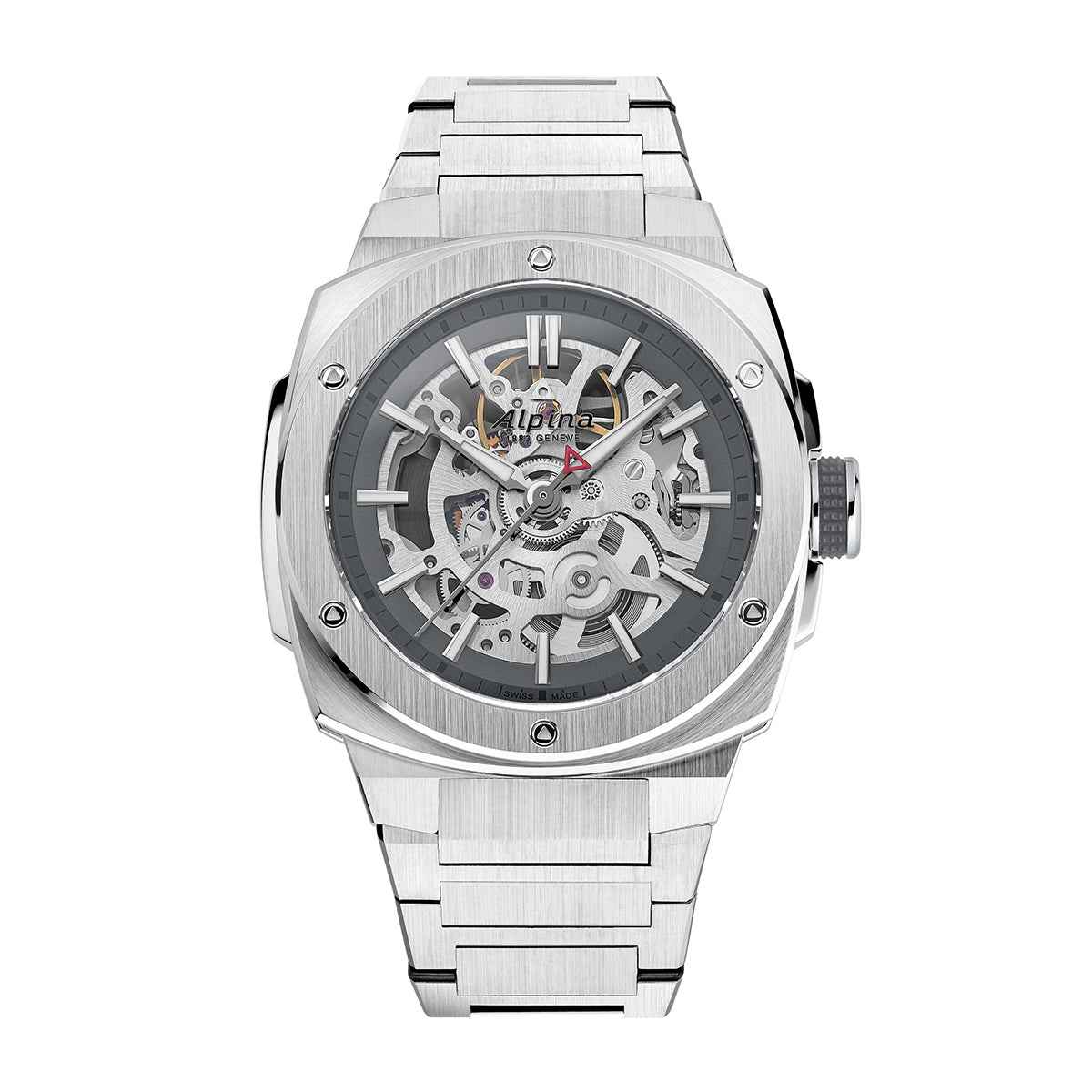 Alpina Men's Alpiner Extreme Skeleton Automatic Stainless Steel Watch with Gray Dial