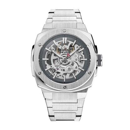 Alpina Men's Alpiner Extreme Skeleton Automatic Stainless Steel Watch with Gray Dial