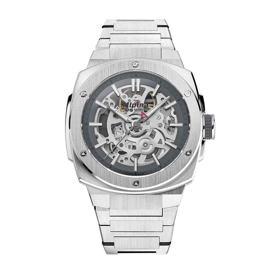 Alpina Men's Alpiner Extreme Skeleton Automatic Stainless Steel Watch with Gray Dial