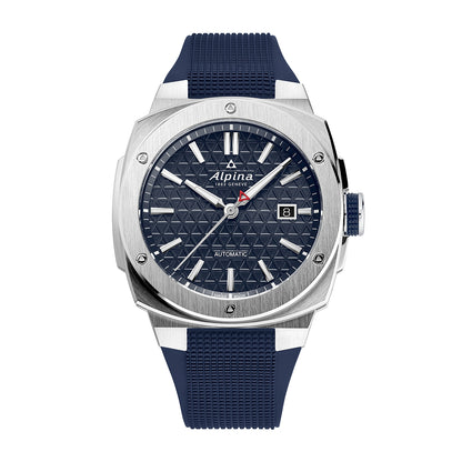 Alpina Men's Alpiner Extreme Automatic Stainless Steel Watch with Blue Dial & Rubber Strap