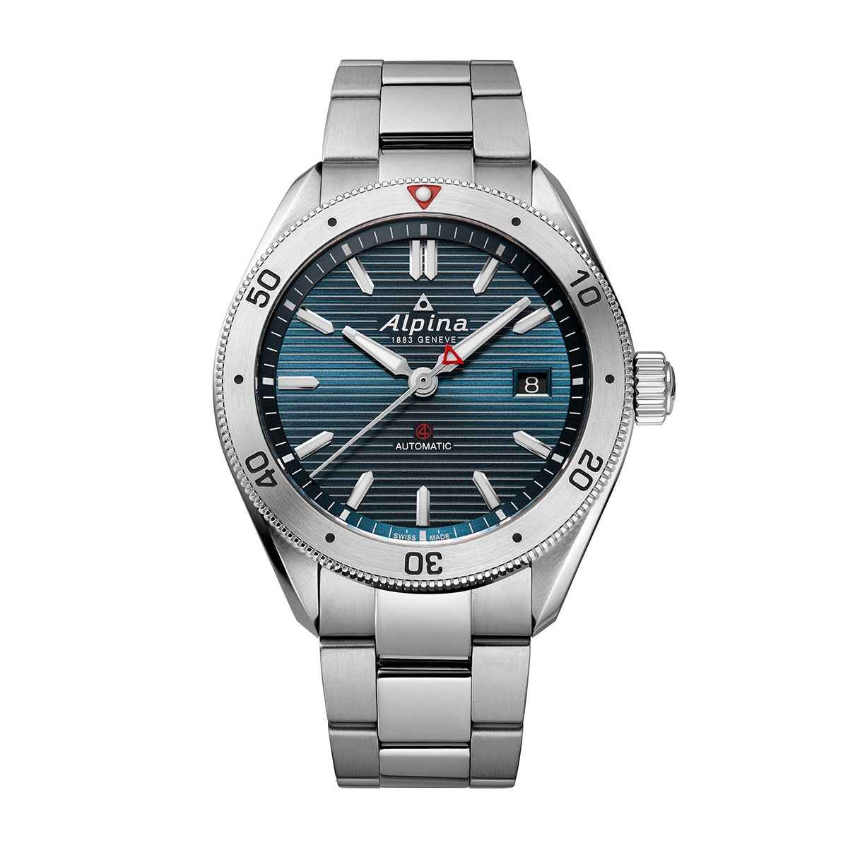 Alpina Men's Alpiner 4 Automatic Stainless Steel Watch with Blue Dial