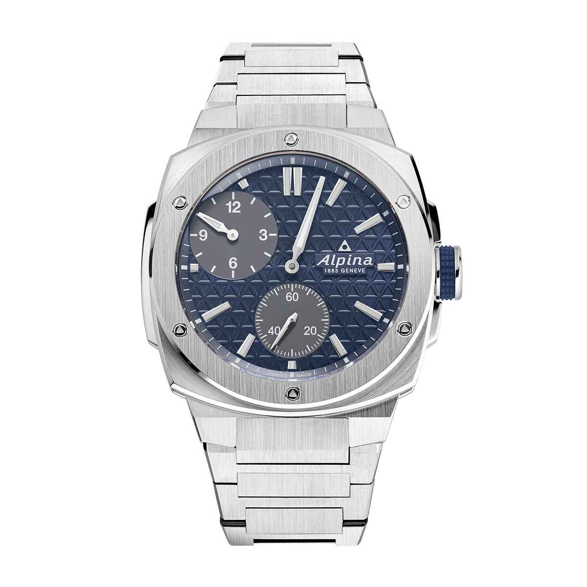 Alpina Men's Alpiner Extreme Regulator Automatic Stainless Steel Watch with Blue Dial