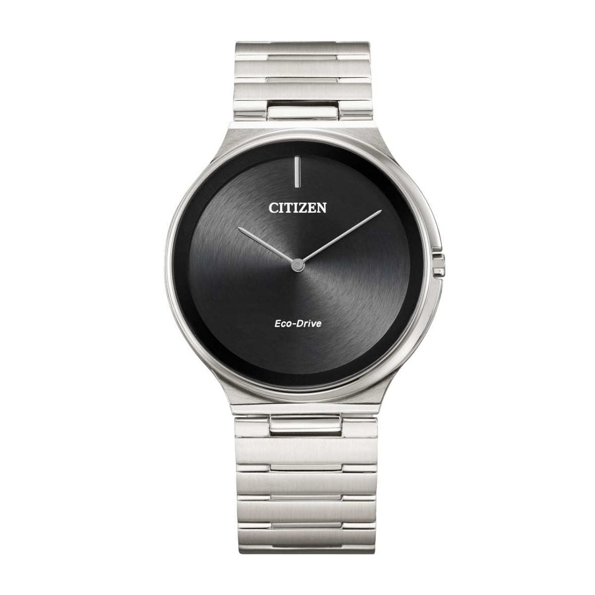 Citizen Men's Stiletto Stainless Steel Watch with Black Dial