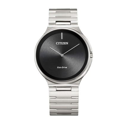 Citizen Men's Stiletto Stainless Steel Watch with Black Dial
