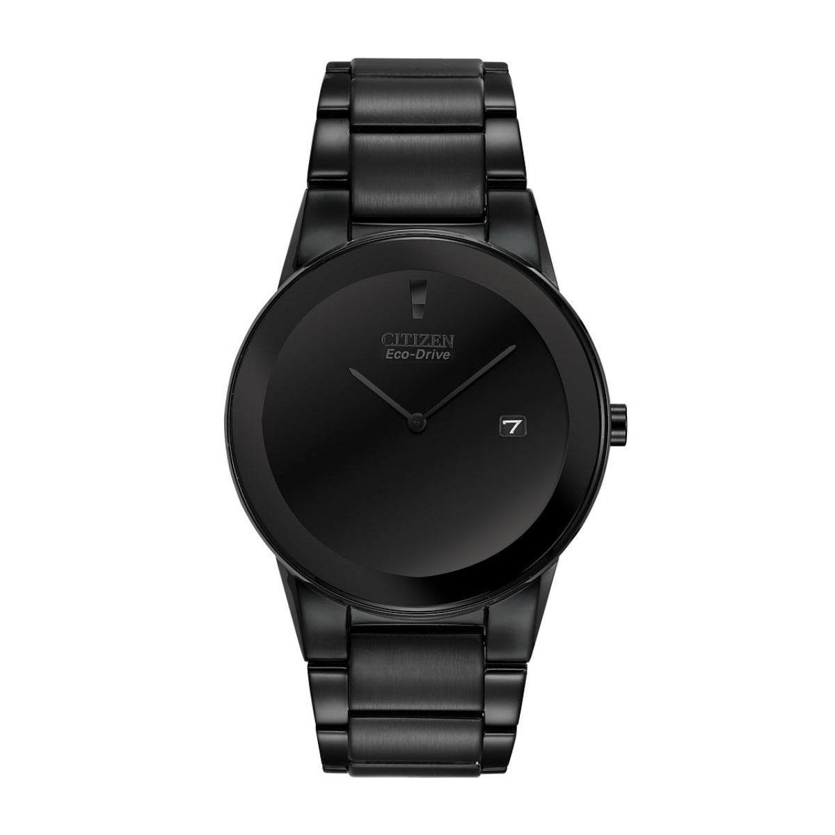 Citizen Men's Axiom Black Out Stainless Steel Watch with Black Dial