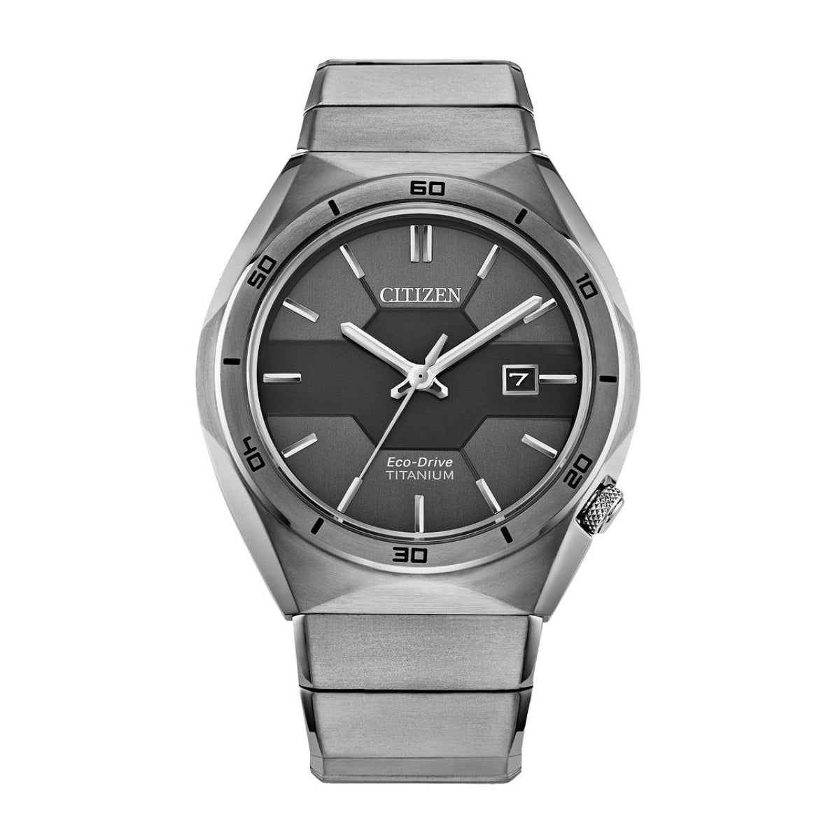 Citizen Men's Super Titanium Armor Watch with Dark Gray Dial
