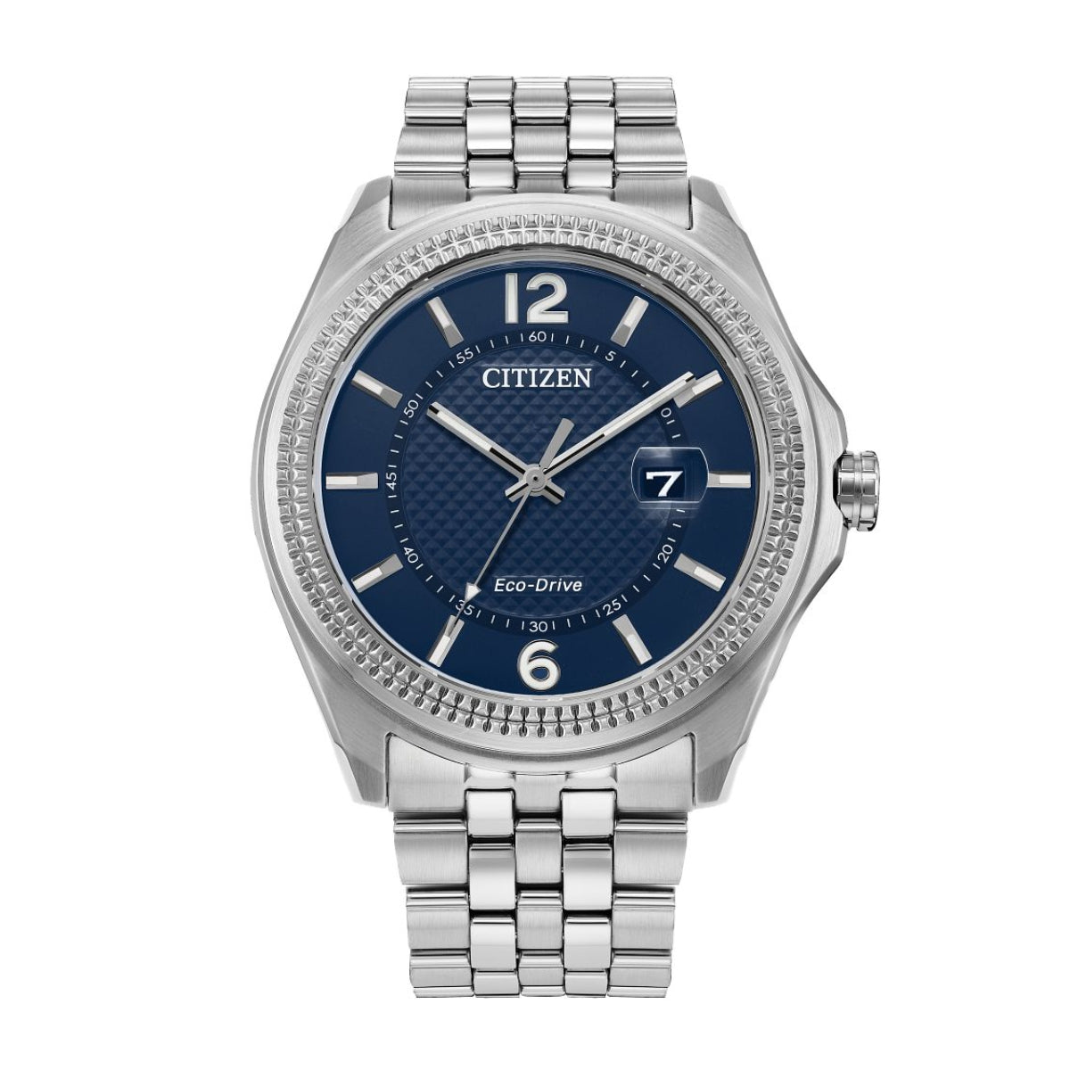 Citizen Men's Corso Stainless Steel Watch with Blue Dial