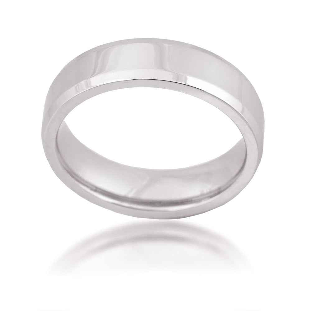 Mens Cobalt Wedding Ring front view (4)