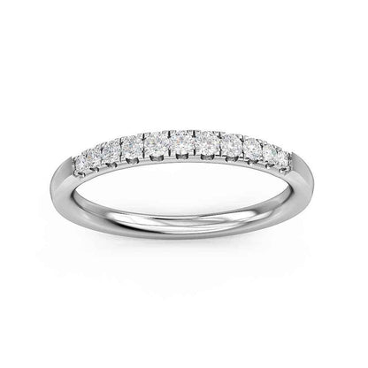 Designed With Love 1/6 ct. tw. Diamond Wedding Band in 14K White Gold