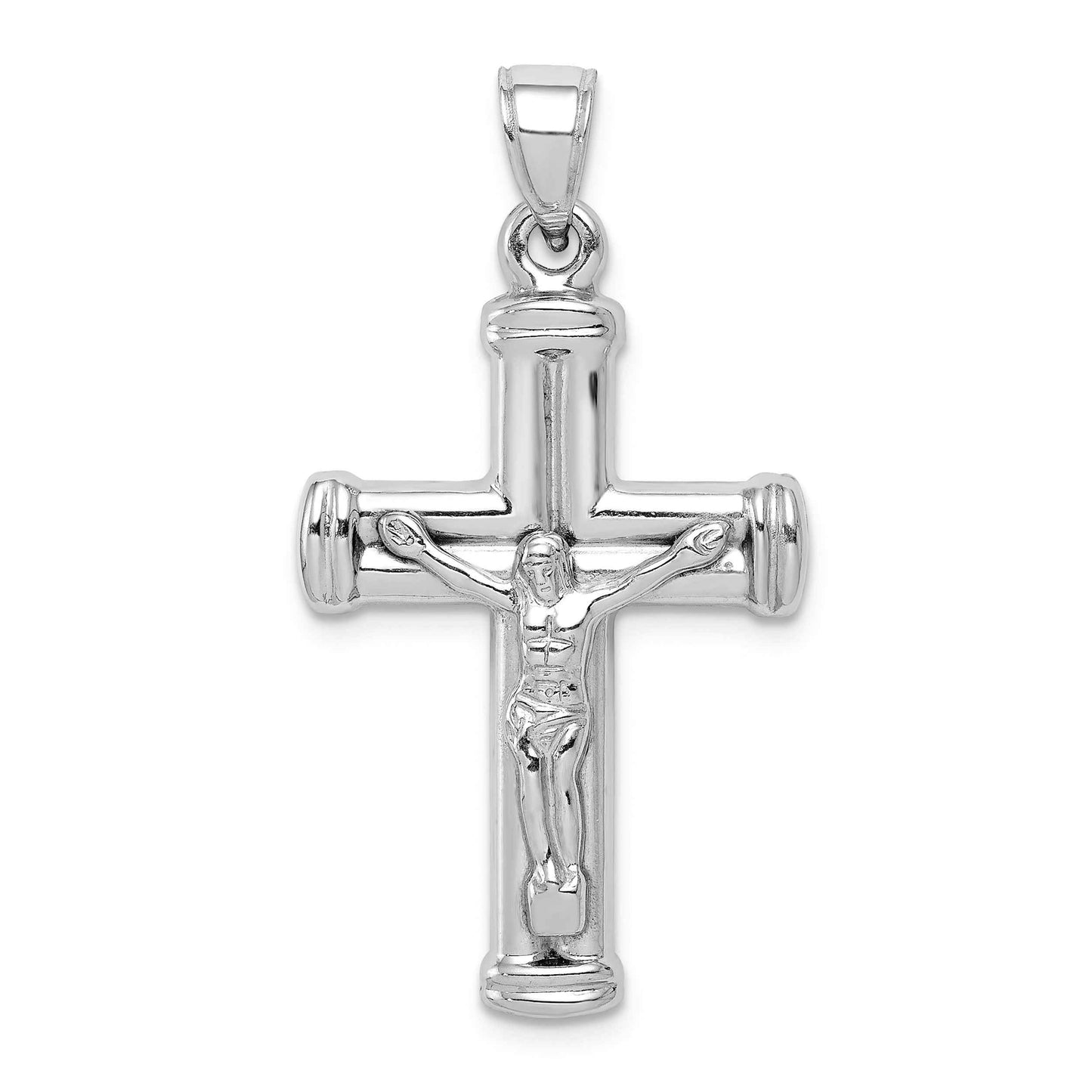 Sterling Silver Latin Crucifix Pendant Charm