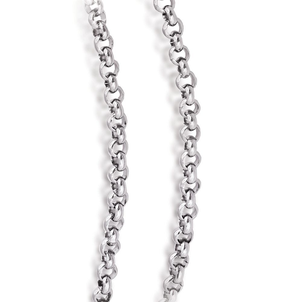 Mens Stainless Steel Rolo Chain