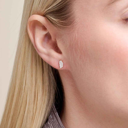 M by Monte Luna 1/8 ct. tw. Lab-Grown Diamond Wing Earrings in 14K Yellow Gold Plated Sterling Silver