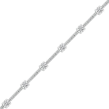 1-1/2 ct. tw. Diamond Bracelet in 14K White Gold front view