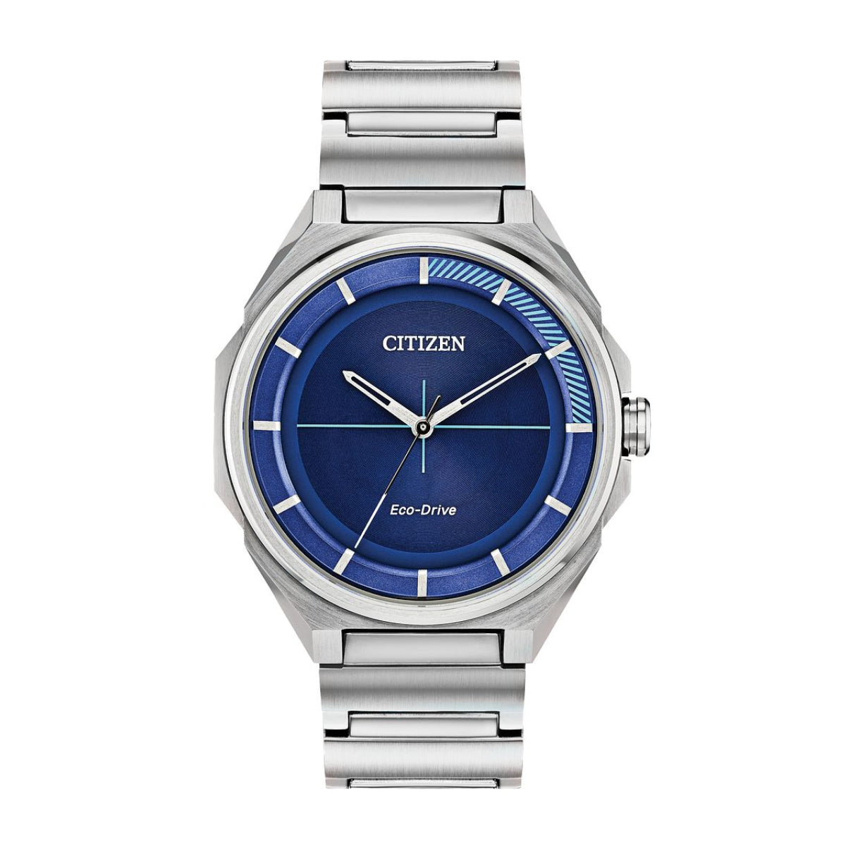 Citizen Men's Drive Stainless Steel Watch with Blue Dial
