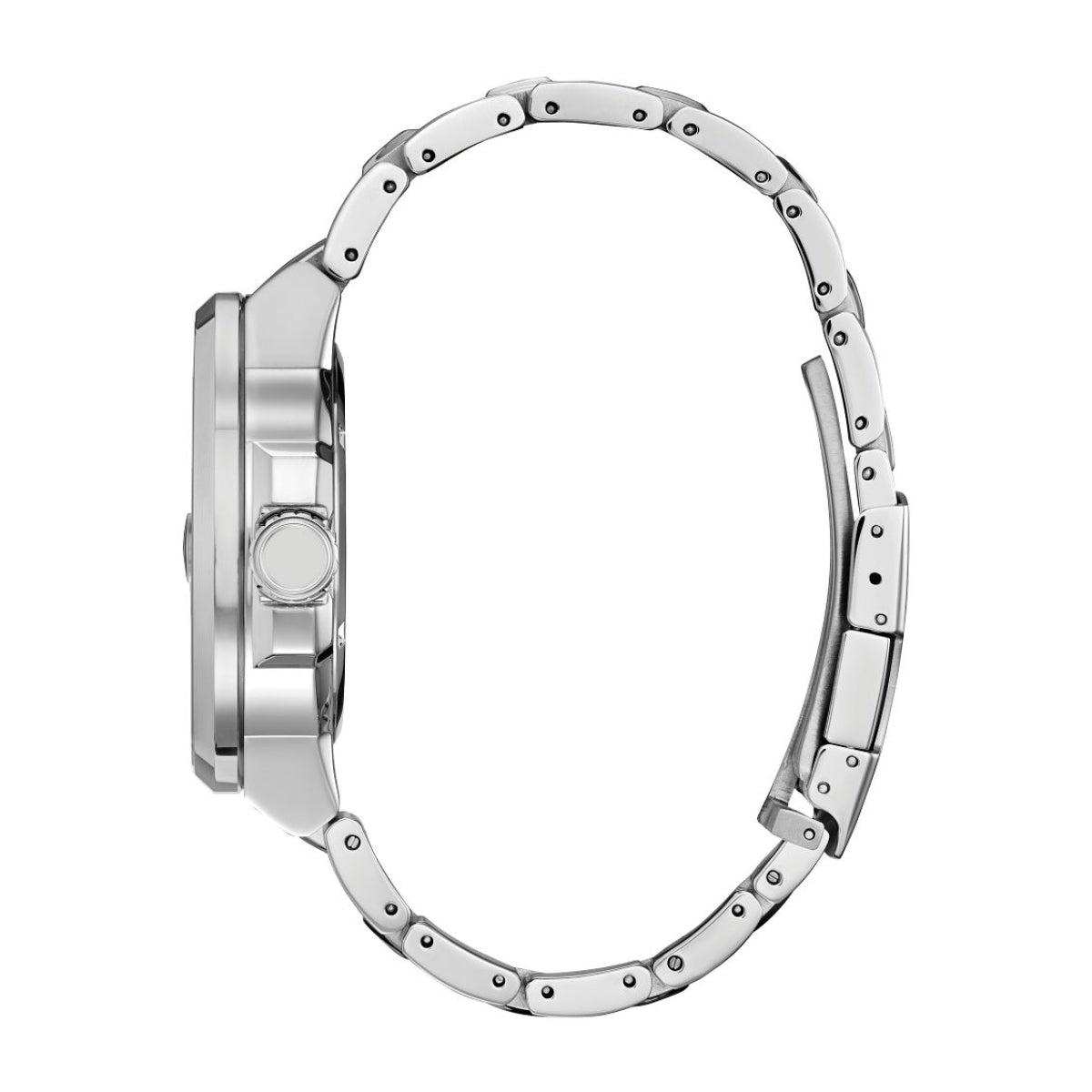 Citizen Men's Endeavor Stainless Steel Watch with Black Dial front view